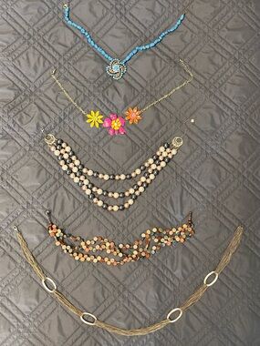 Assorted Women’s Fashion Necklaces - $13 each